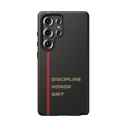Discipline, Honor, Grit Impact-Resistant Phone Case