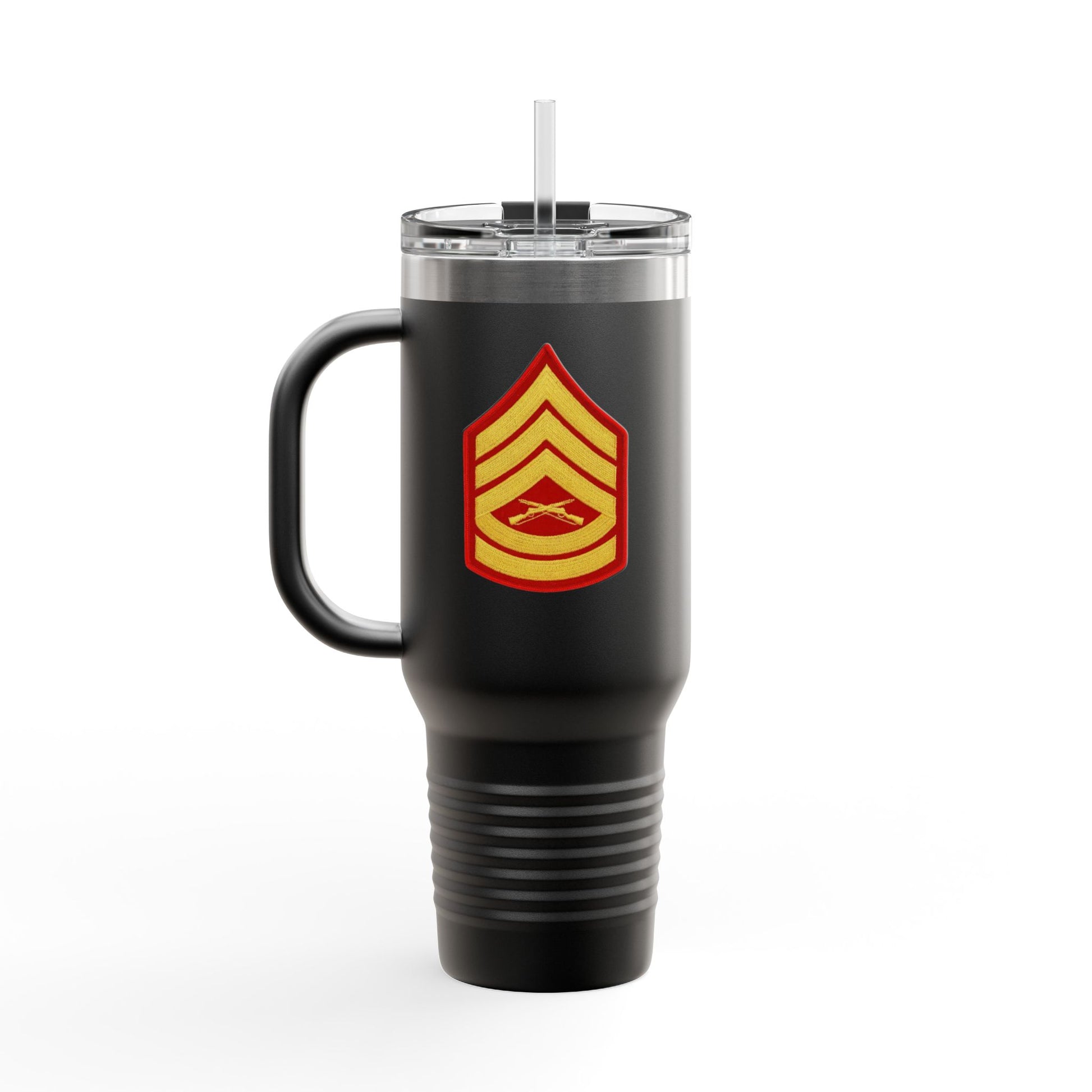 Custom Insulated Travel Mug, 40oz - Perfect for Military Fans, Ideal Gift for Veterans, Outdoor Adventure Essential, Durable