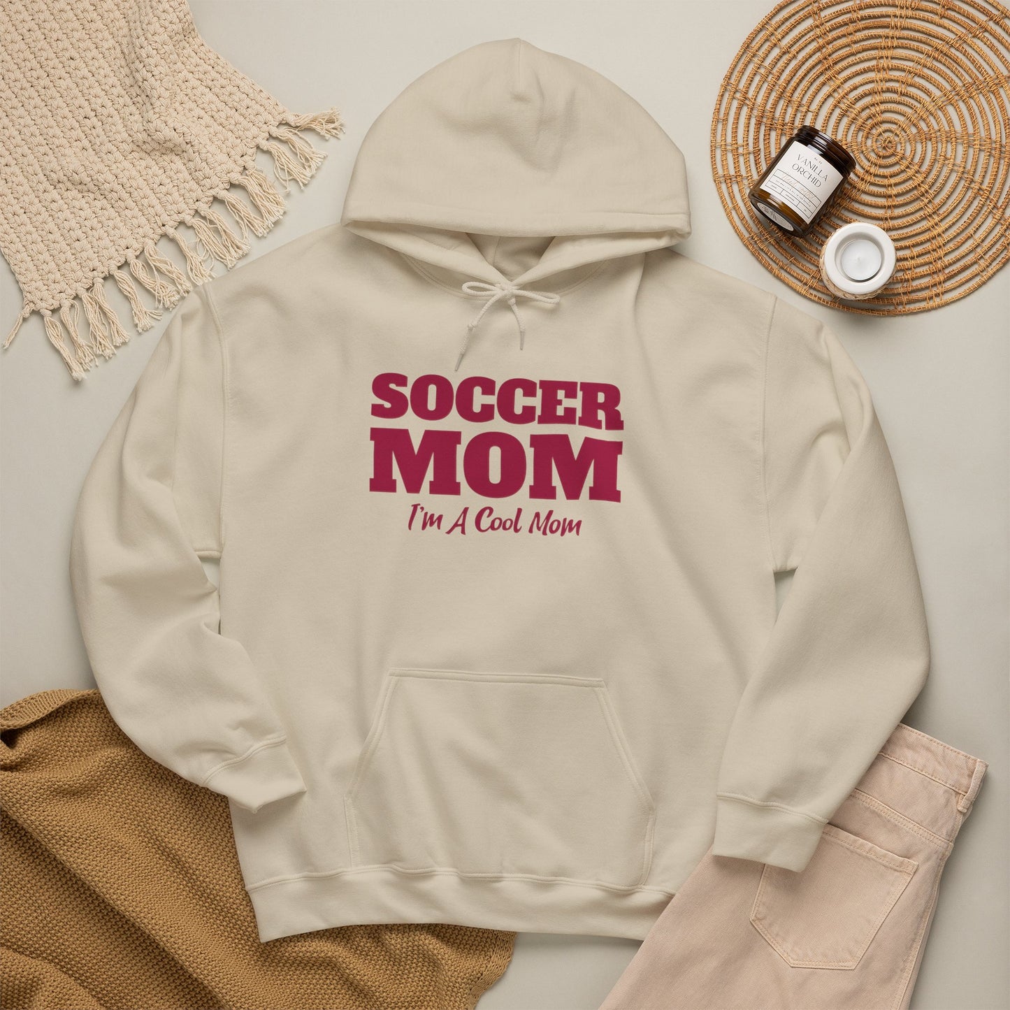 Soccer Mom I'm A Cool Mom Hooded Sweatshirt
