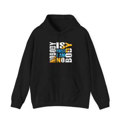 Nobody is Perfect Unisex Hoodie – Comfortable Sweatshirt for Everyday Wear