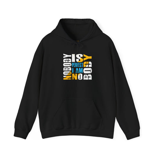 Nobody is Perfect Unisex Hoodie – Comfortable Sweatshirt for Everyday Wear