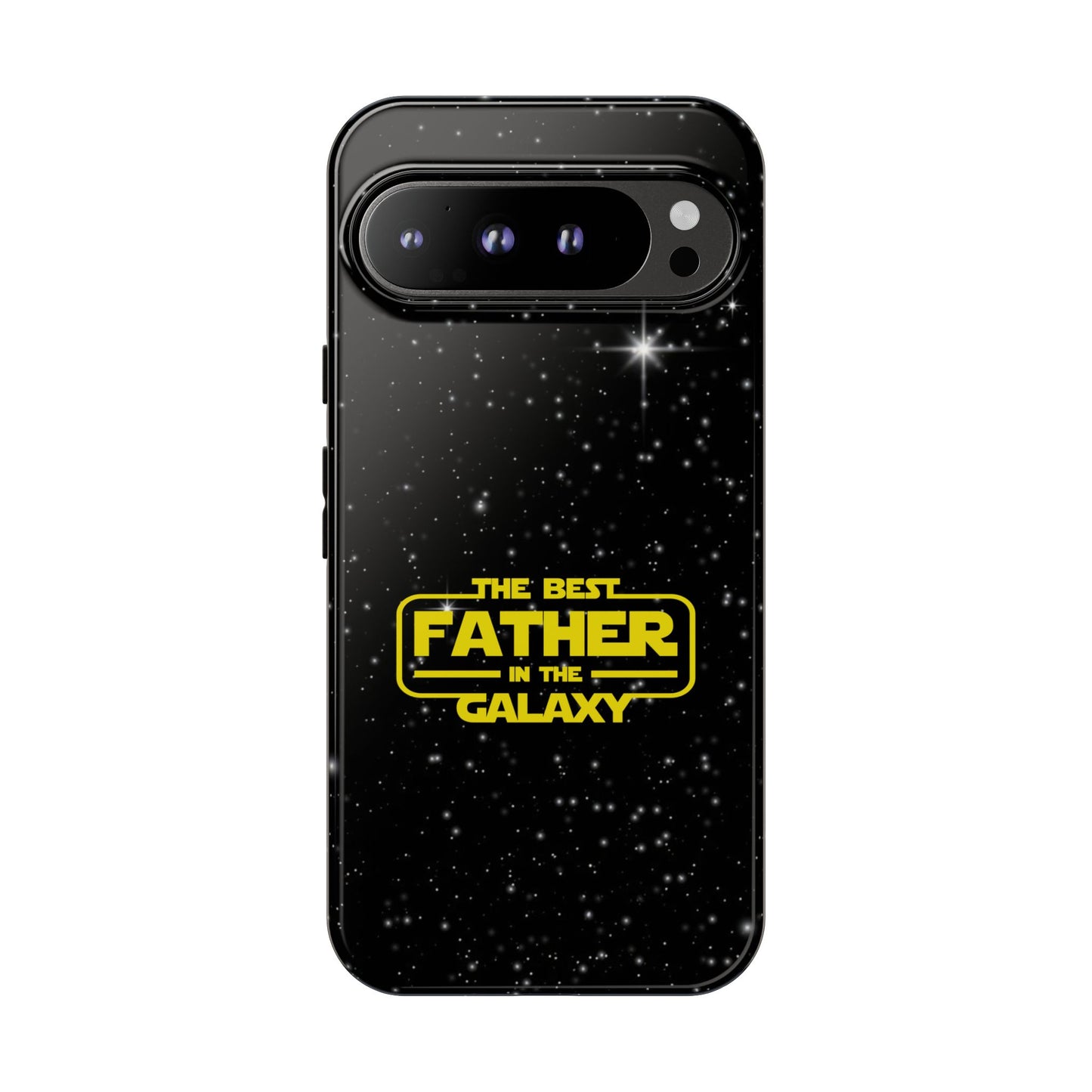 Galaxy-Themed Google Pixel Tough Case - Perfect Gift for the Best Father