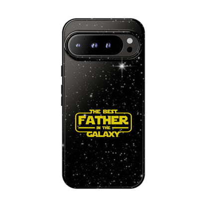 Galaxy-Themed Google Pixel Tough Case - Perfect Gift for the Best Father