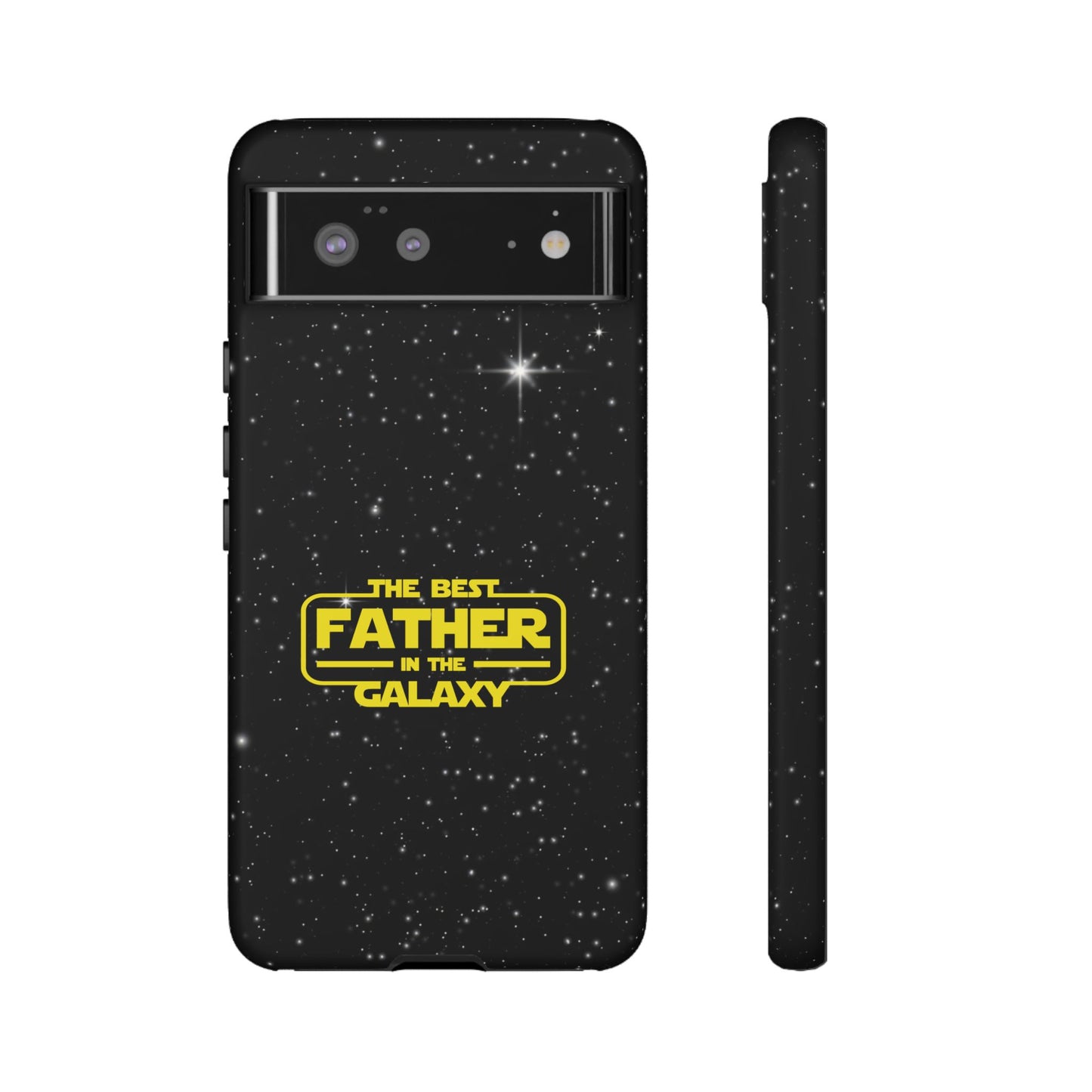 Galaxy-Themed Google Pixel Tough Case - Perfect Gift for the Best Father
