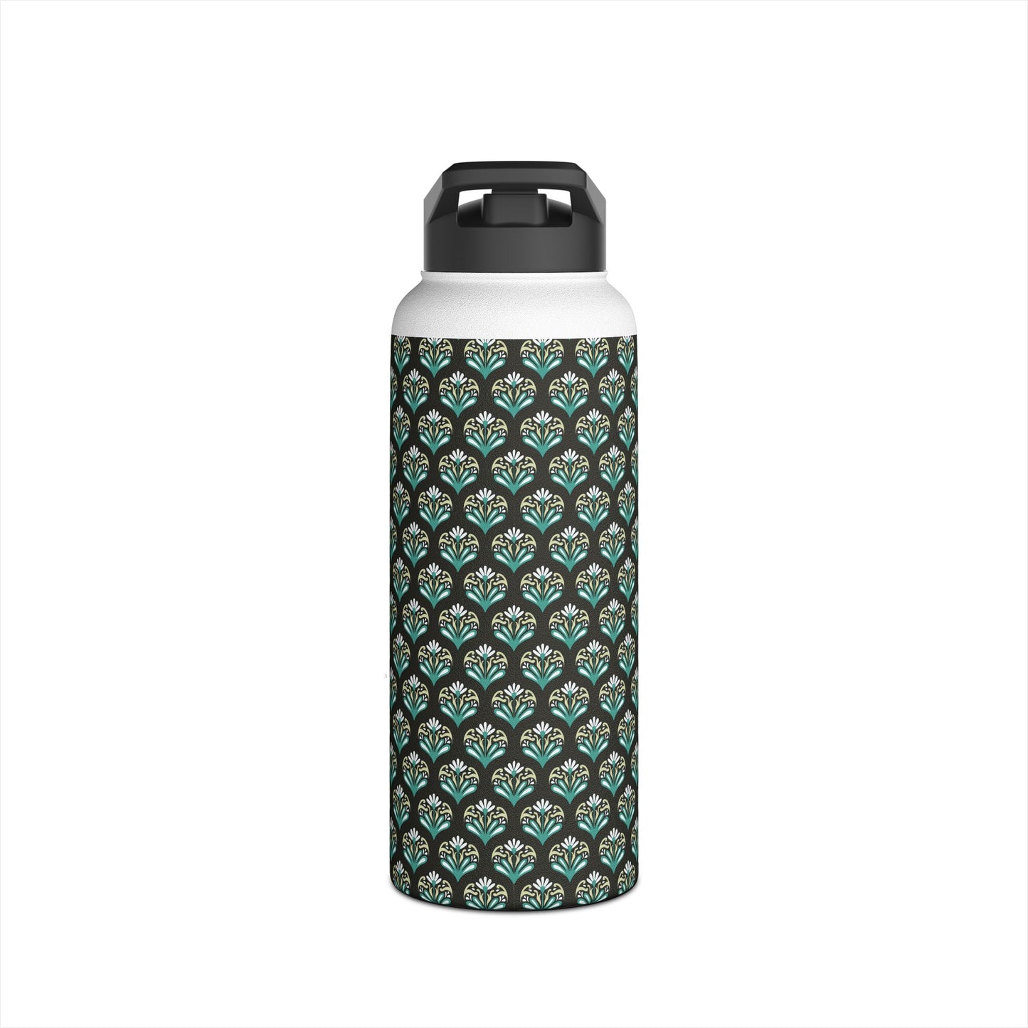 Classic Charm Stainless Steel Water Bottle, Standard Lid