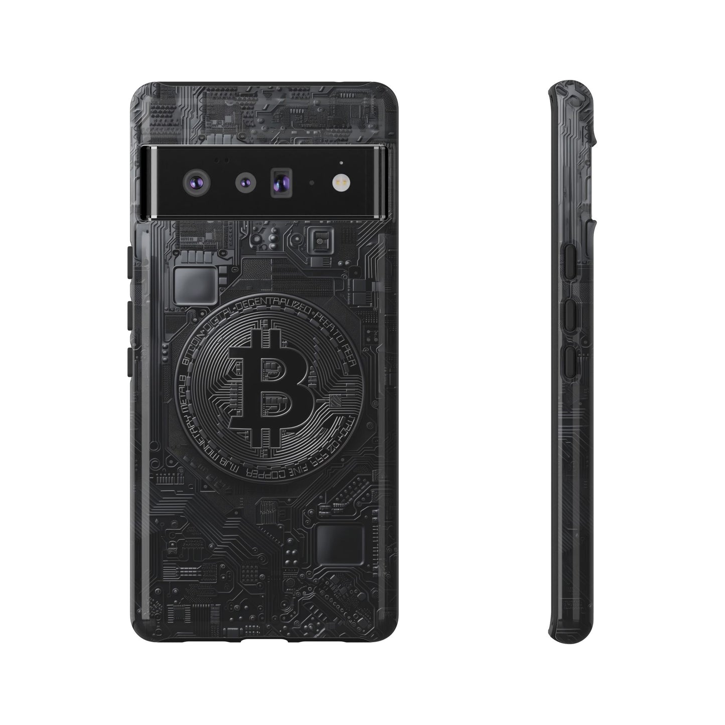 Bitcoin Google Pixel Tough Phone Case, Cryptocurrency Protection Cover