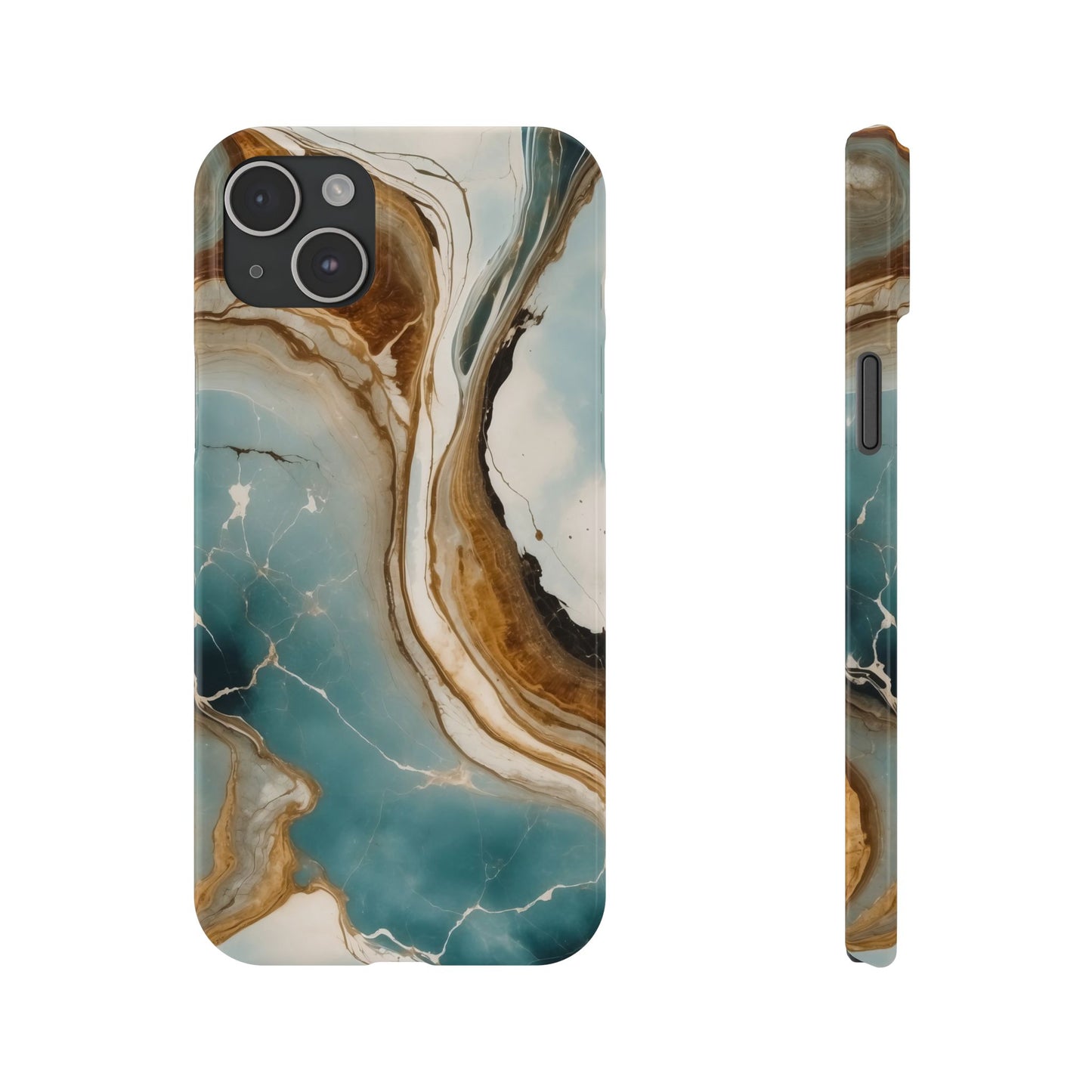 Marble Slim Phone Case, Stylish Protective Cover