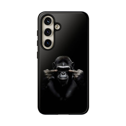 Edgy Gorilla Samsung  Phone Case - Funny Gift for Animal Lovers