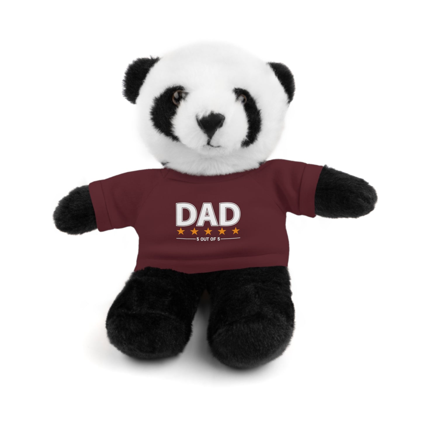 Stuffed Animal with T-Shirt, Gift for Dad