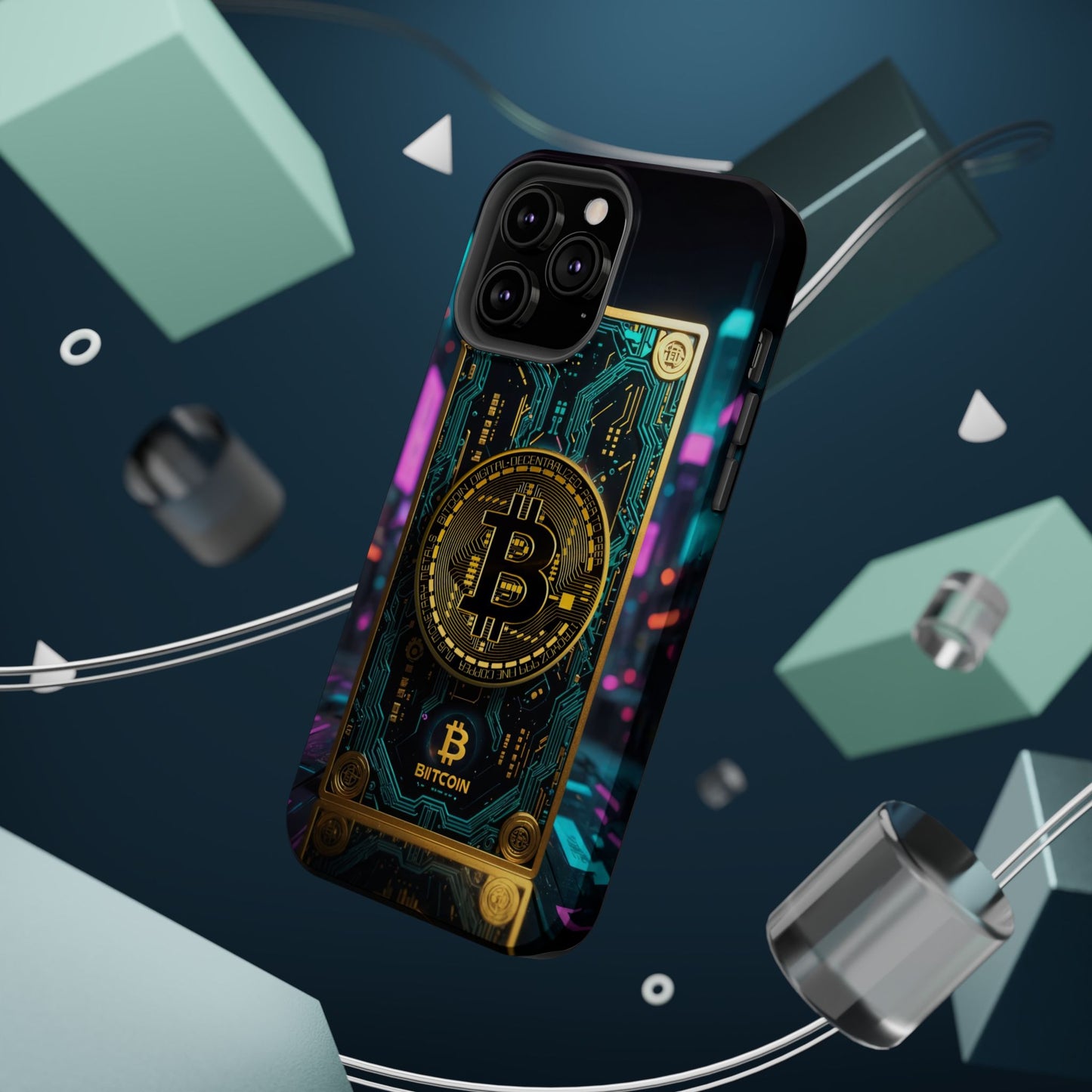 Bitcoin Magnetic Phone Case, Unique Phone Cover