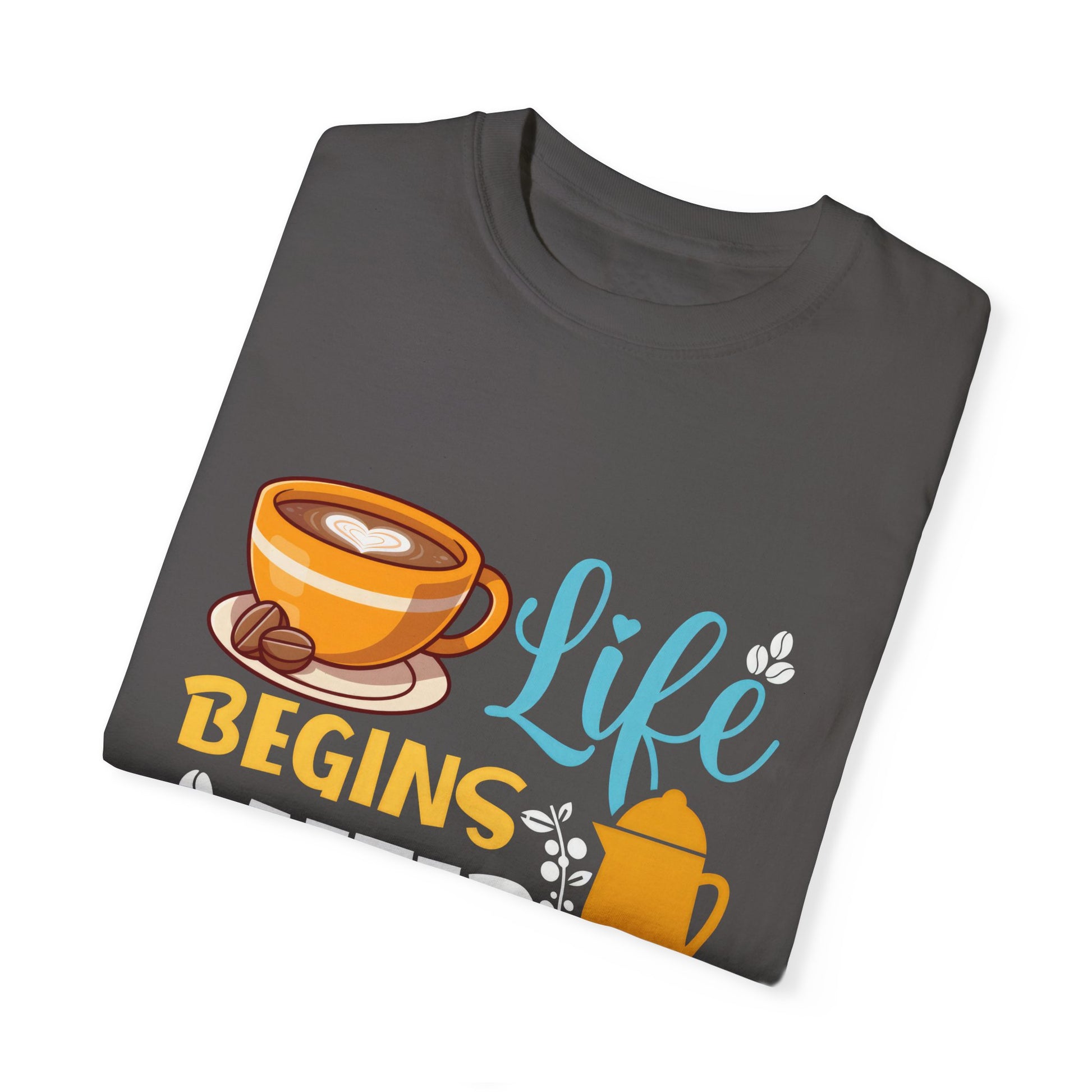 Unisex Life Begins After Coffee T-Shirt - Perfect for Coffee Lovers