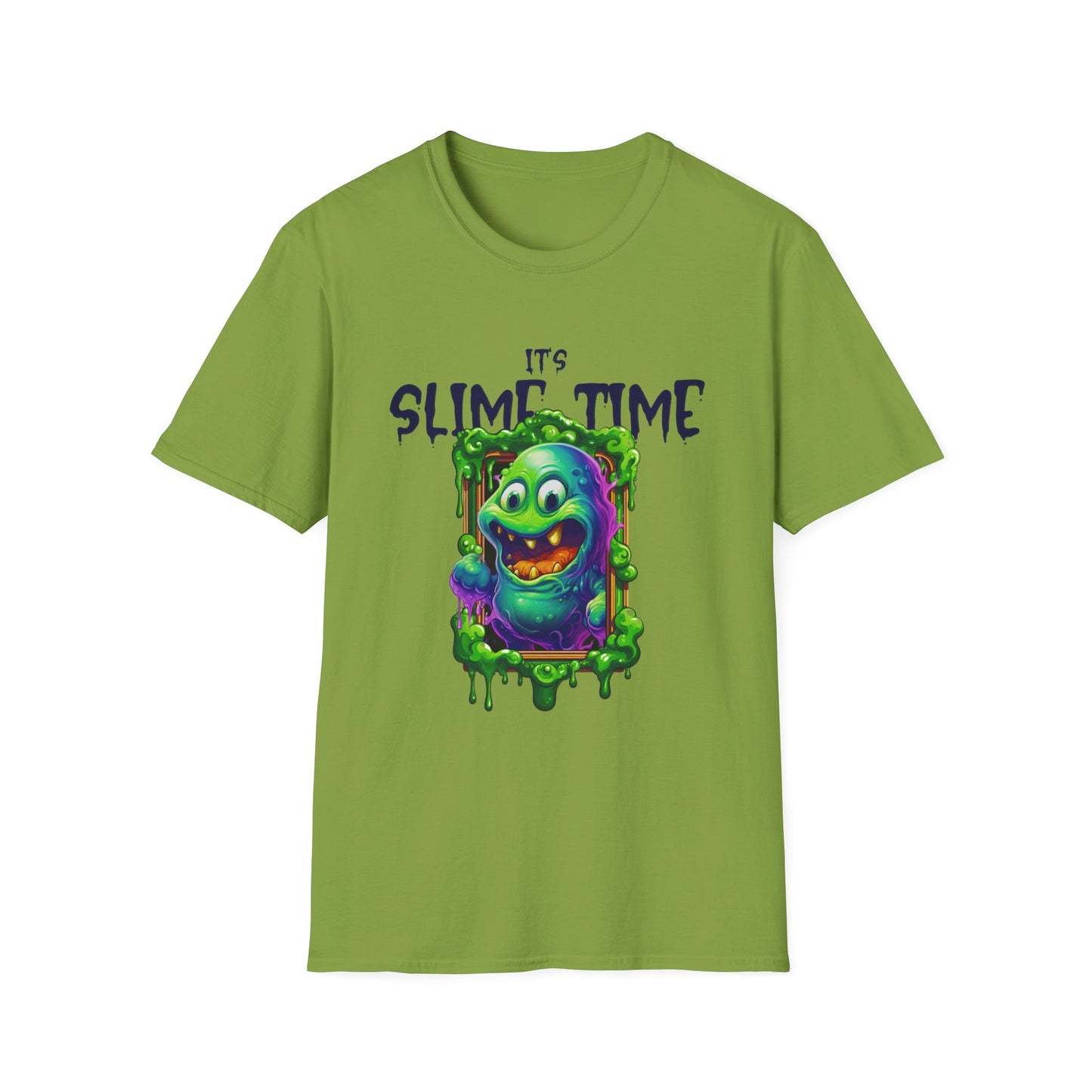 It's Slime Time Unisex Softstyle T-Shirt