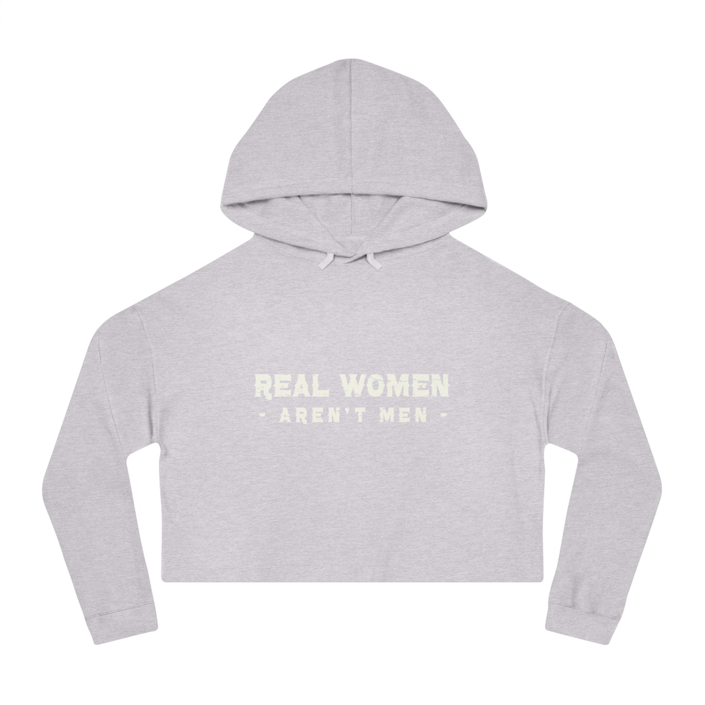 Real Women Women’s Cropped Hooded Sweatshirt  80% cotton, 20% polyester