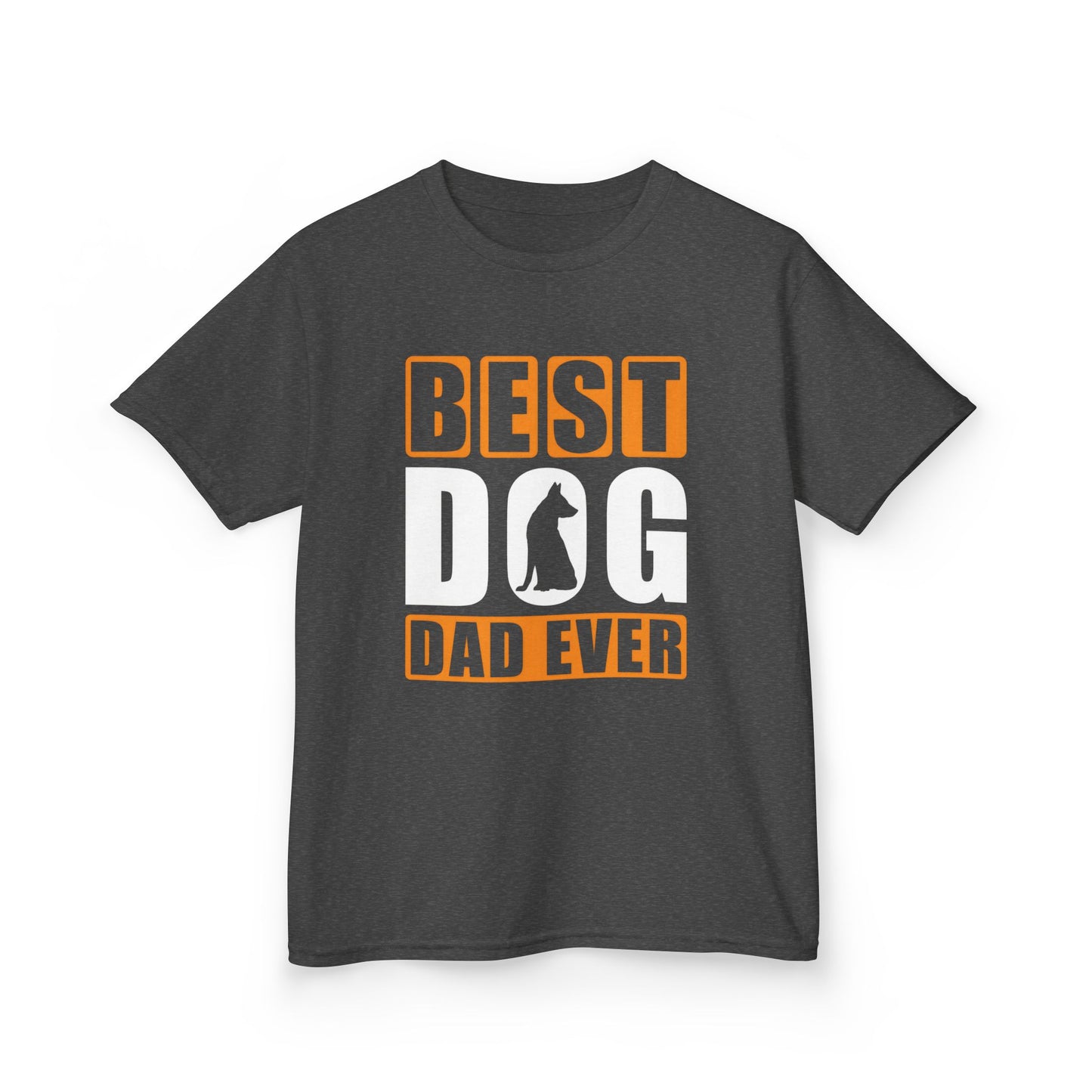 Kids Heavy Cotton™ Tee - Best Dog Dad Ever Design