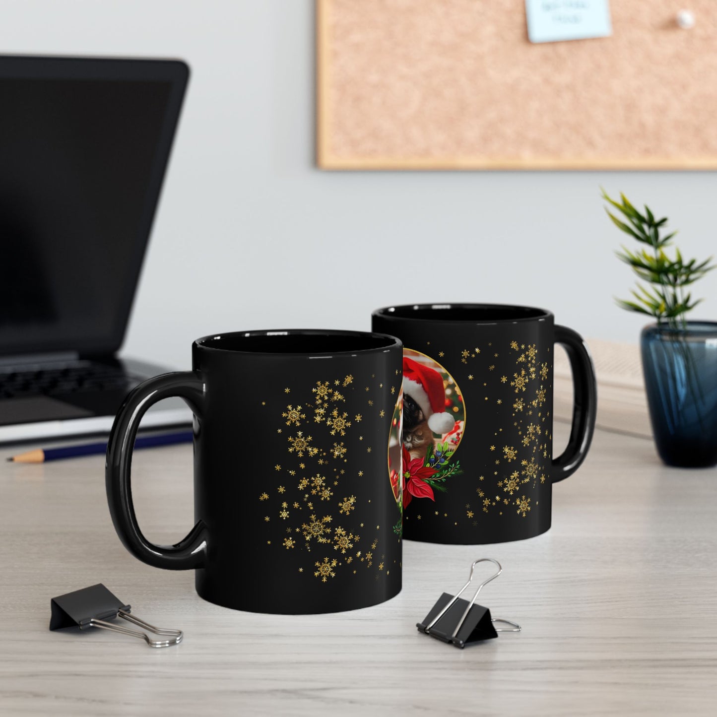 The Pug Who Saved Christmas Black Mug - 11oz, 15oz