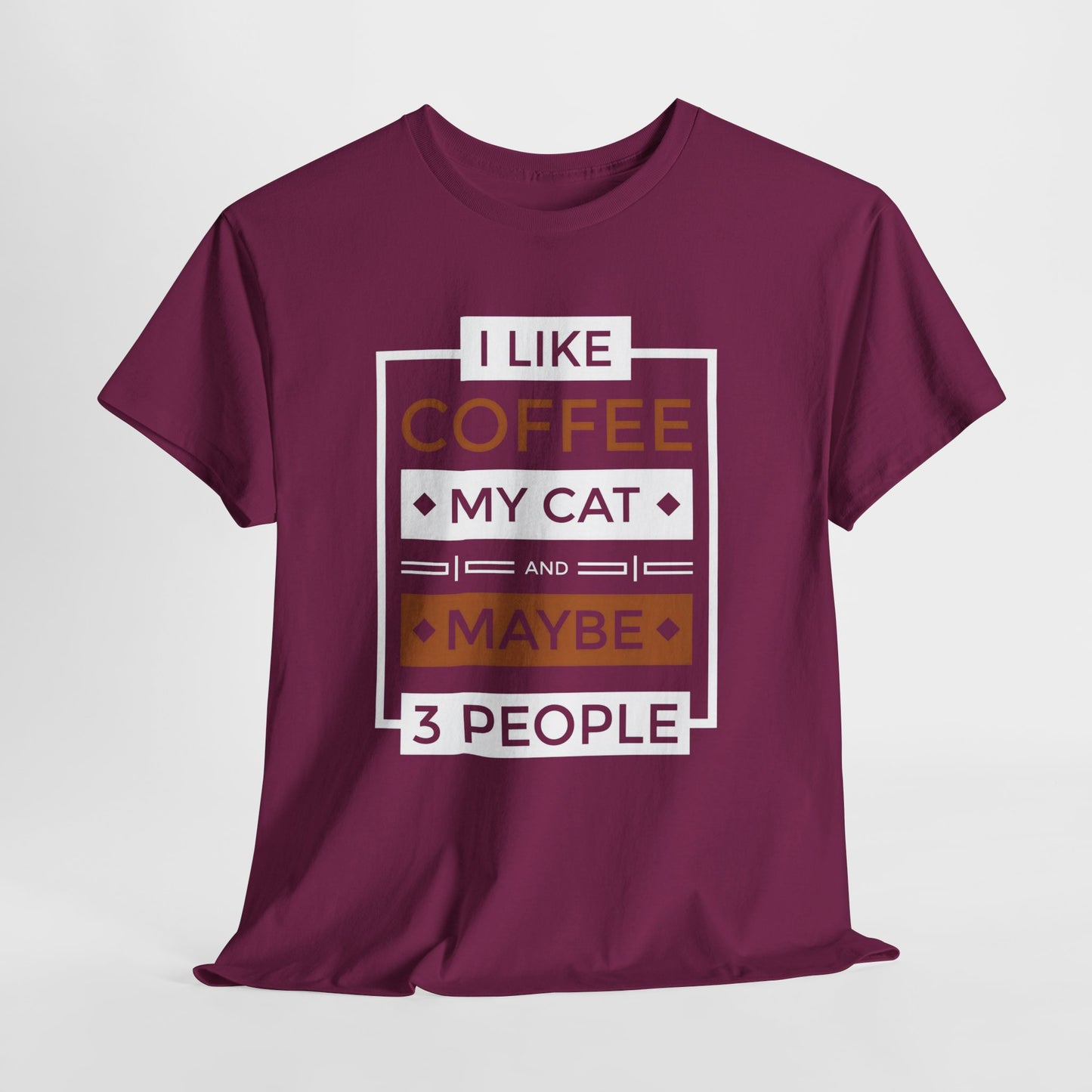 Coffee Cat Lover T-shirt, Funny Graphic Tee