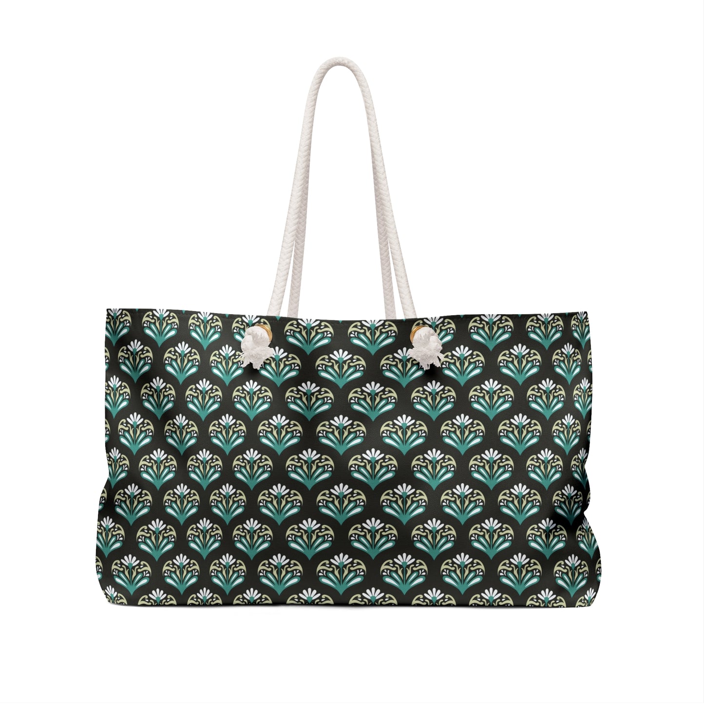 Classic Charm: Retro Flower Weekender Bag