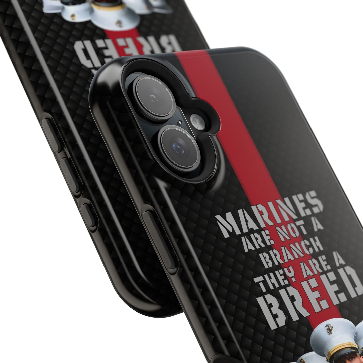 Marines Magnetic Tough Case - "Not a Branch, a Breed" Military iPhone Cover