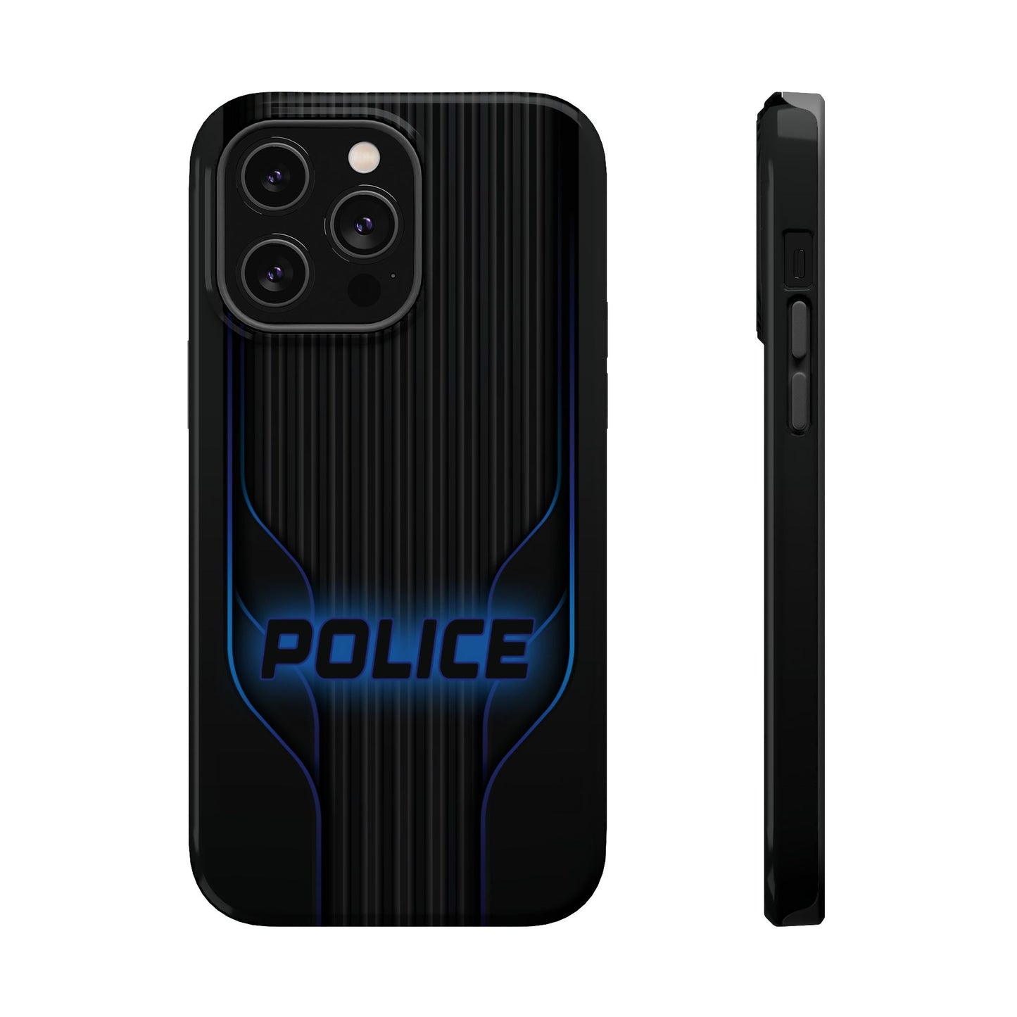 Police Magnetic Phone Cases, Blue Light