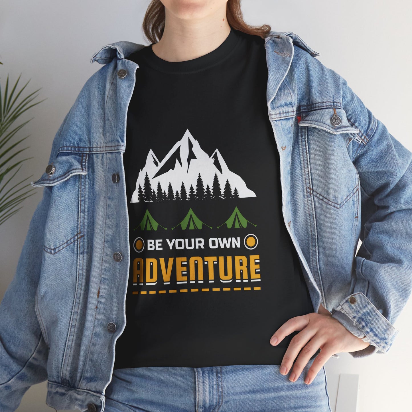 Adventure Tee - 'Be Your Own Adventure' Unisex Heavy Cotton T-Shirt