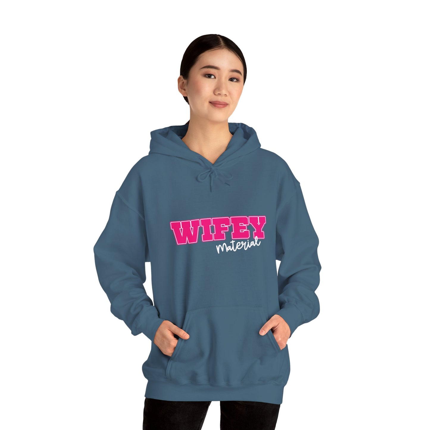 Wifey Material Hooded Sweatshirt