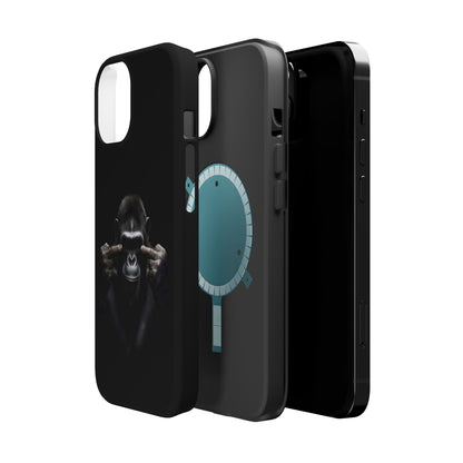Edgy Gorilla Magnetic iPhone Case, Unique Cell Phone Cover