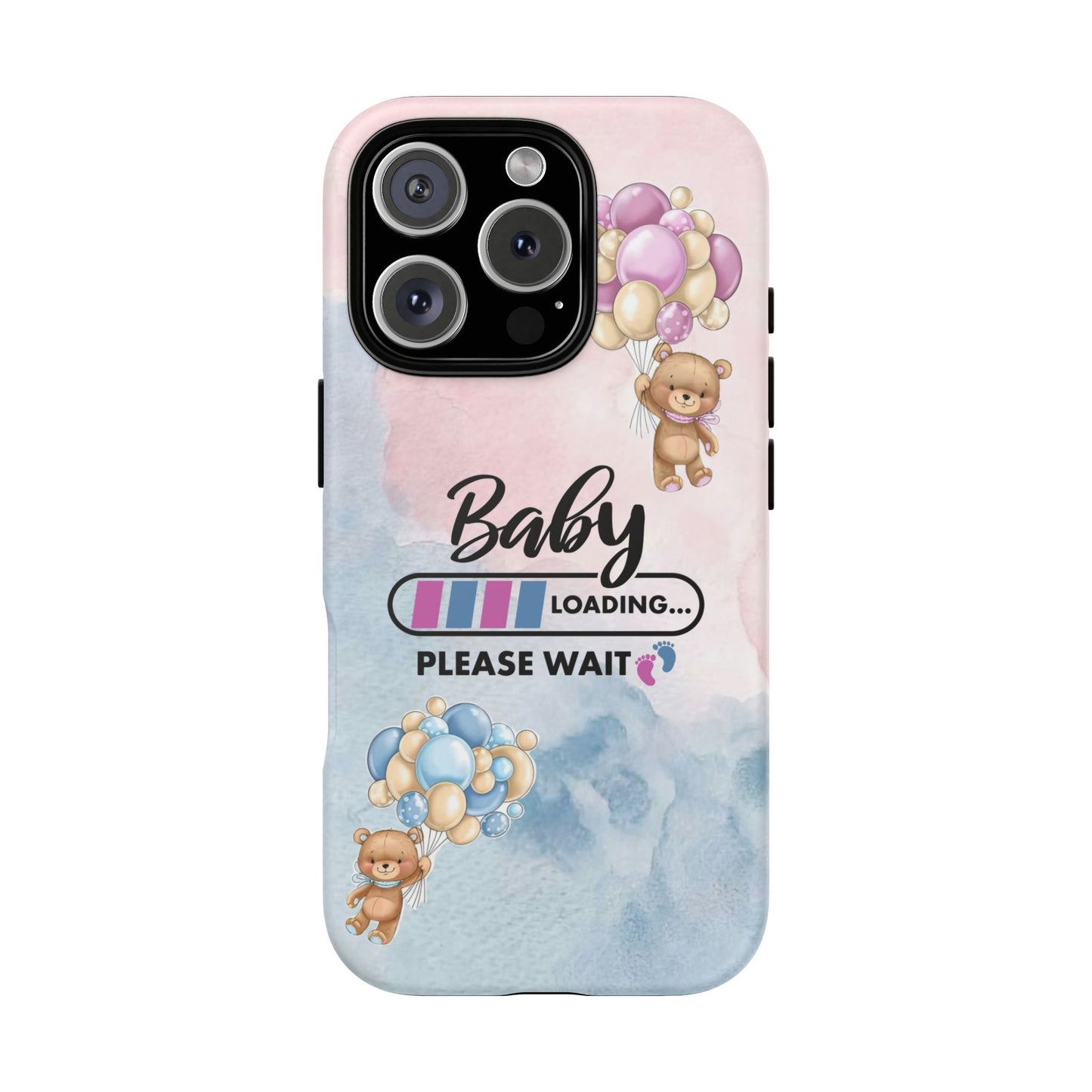 Cute Baby Loading Phone Case for iPhone - Maternity Cover for Pregnancy Reveal or Baby Shower