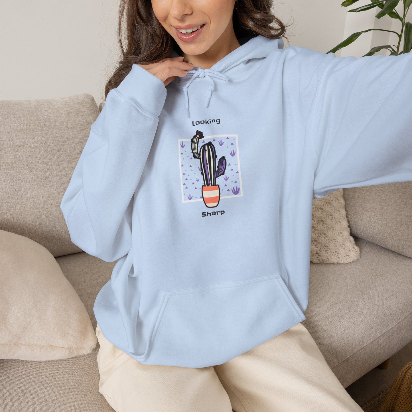 Looking Sharp Hooded Sweatshirt