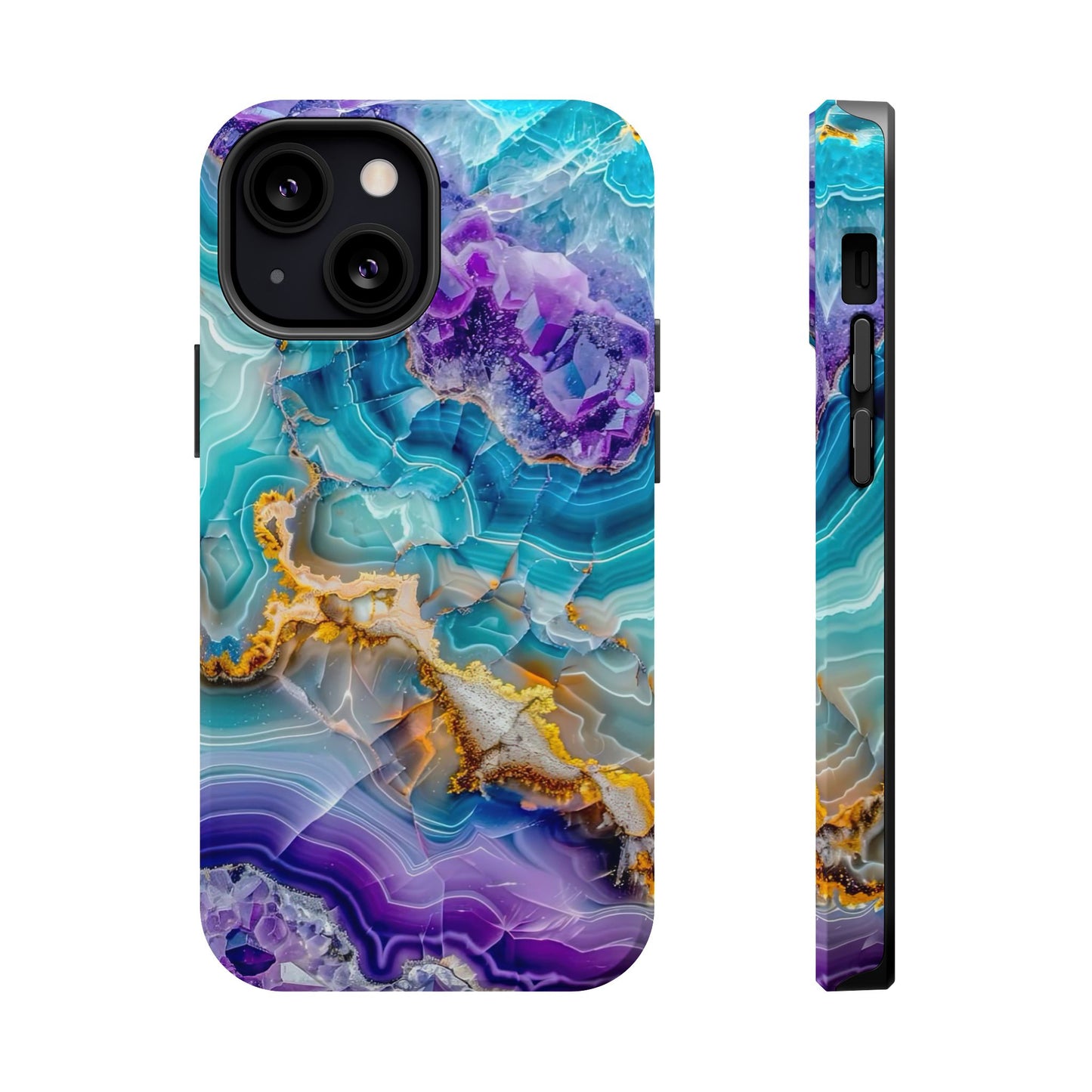 Blue Agate Magnetic Phone Case