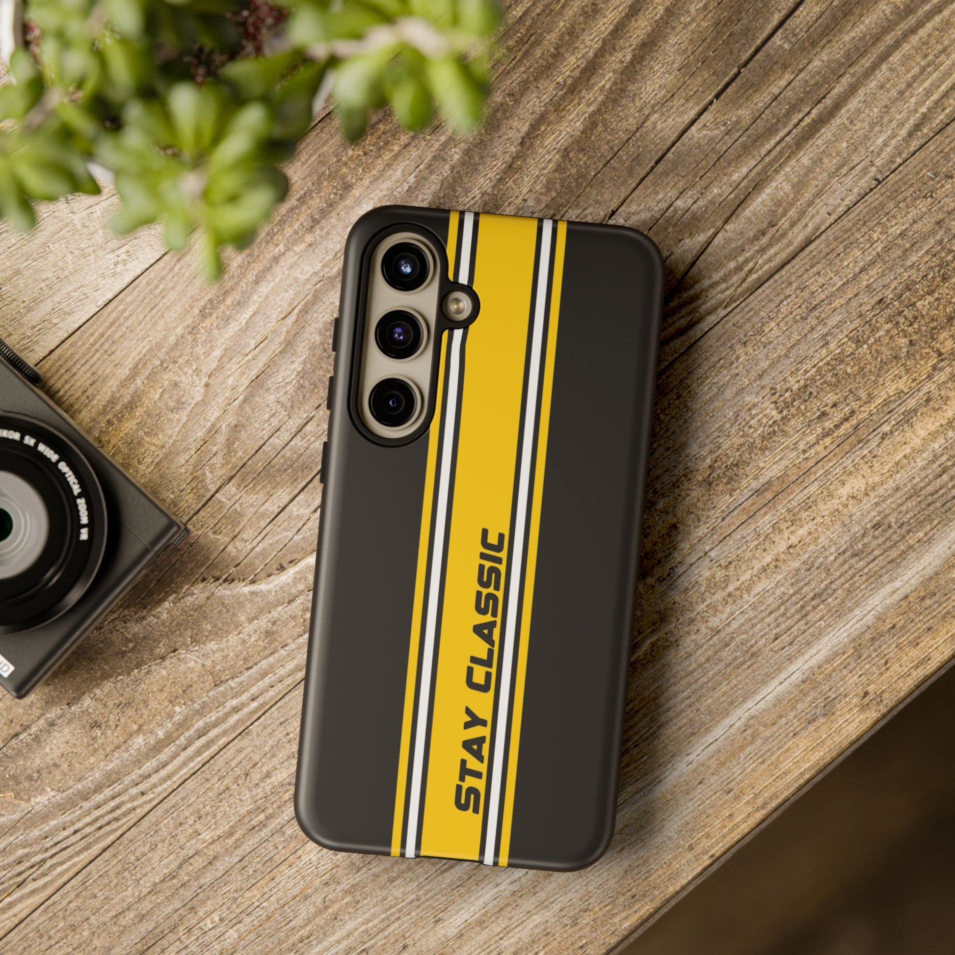 Stay Classic Tough Case – Minimalist Racing Design