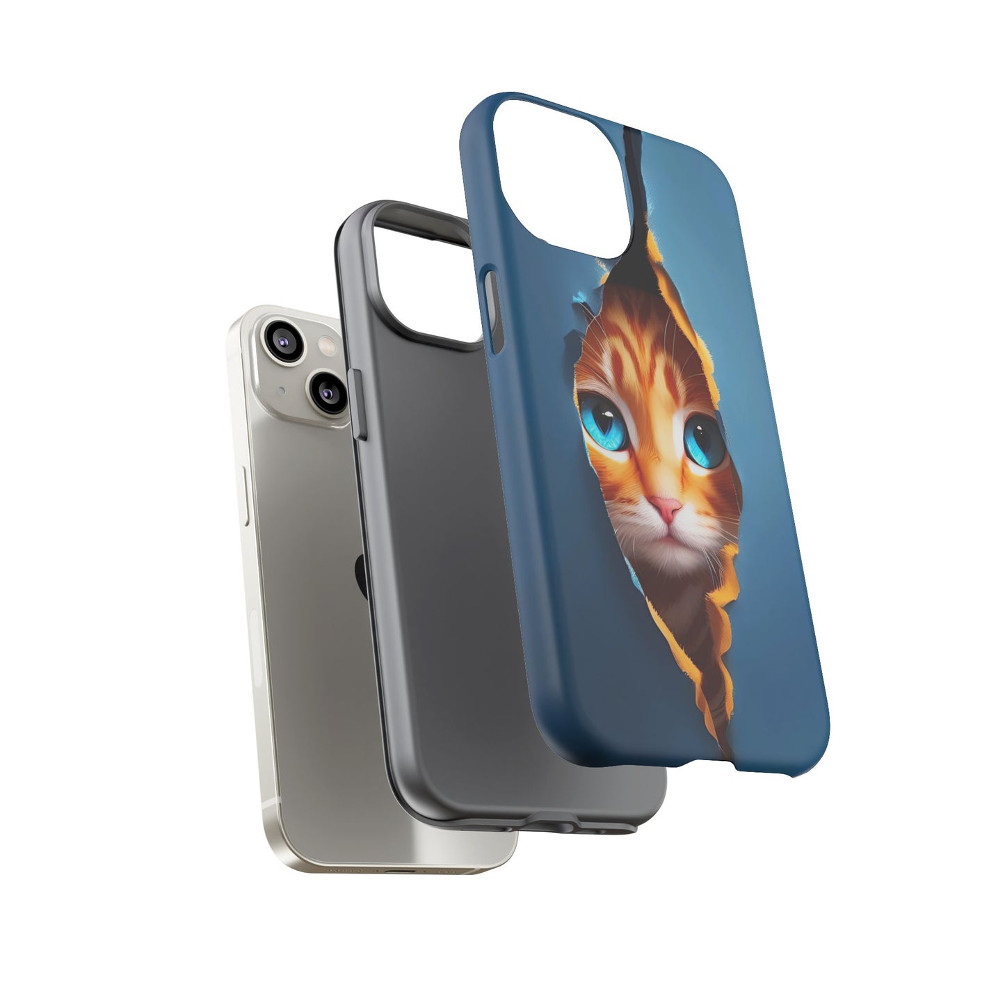 Curious Kitten Tough  Case for iPhone