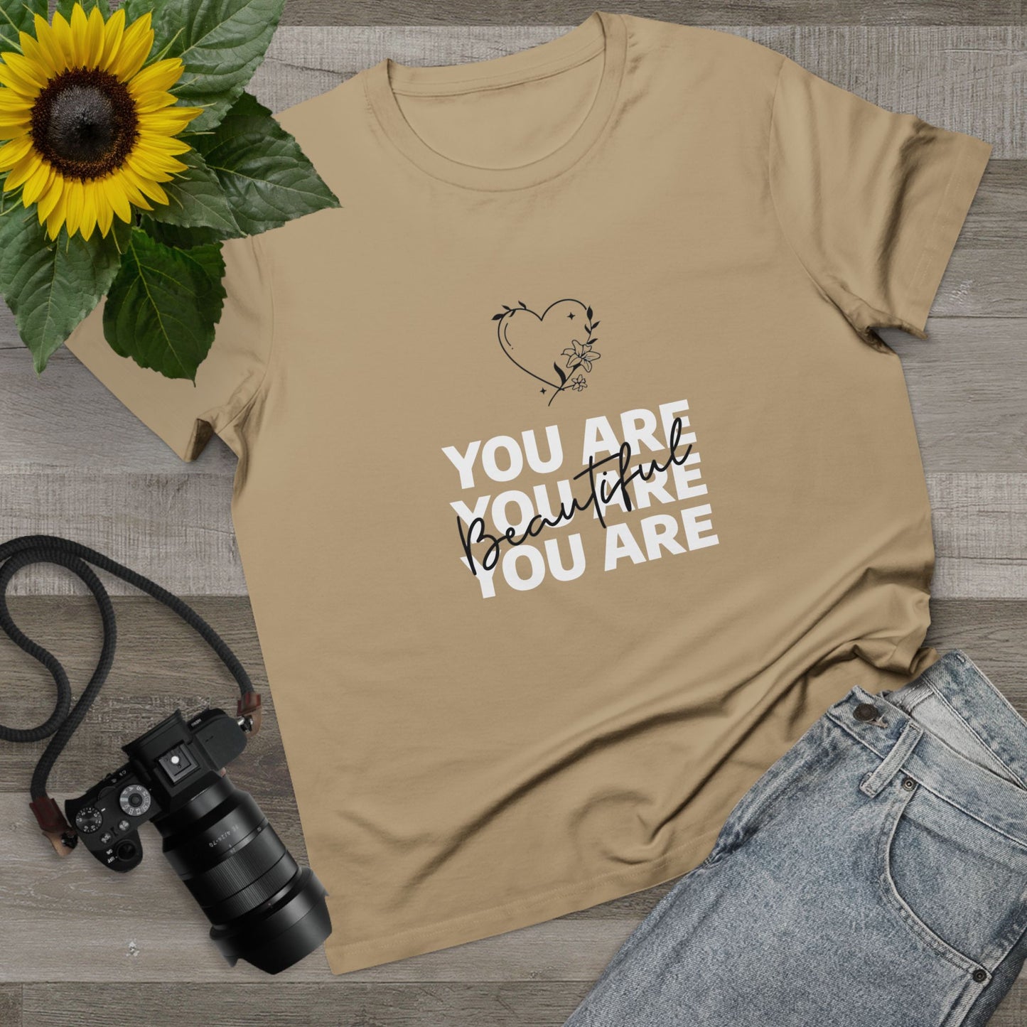 You Are Beautiful Women’s Maple Tee