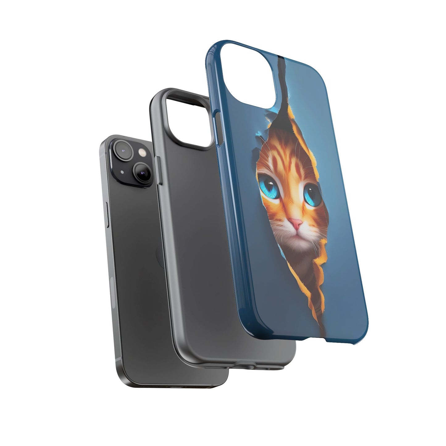 Curious Kitten Tough  Case for iPhone
