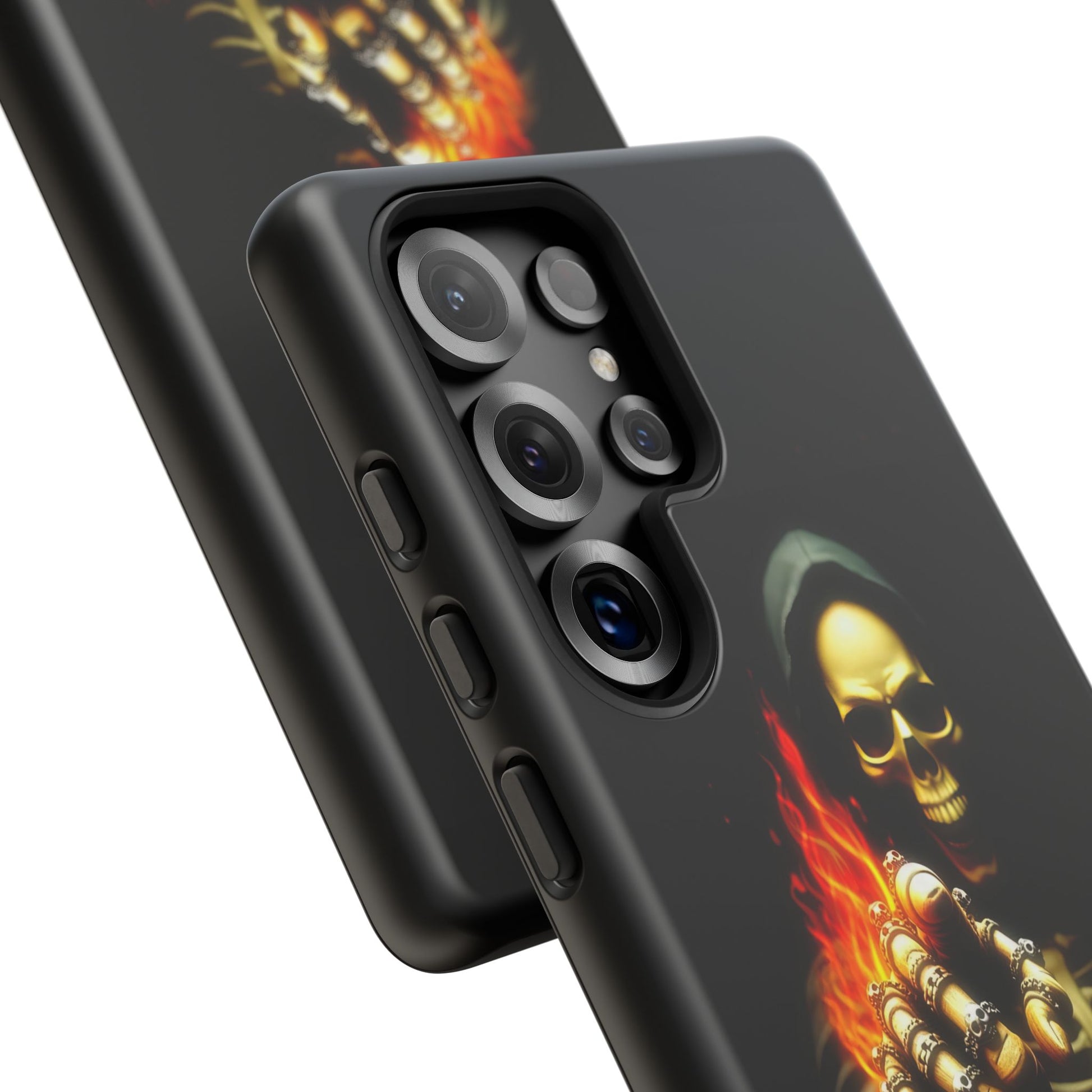 Skull Design Samsung Phone Case, Don't Touch My Phone Mobile Cover