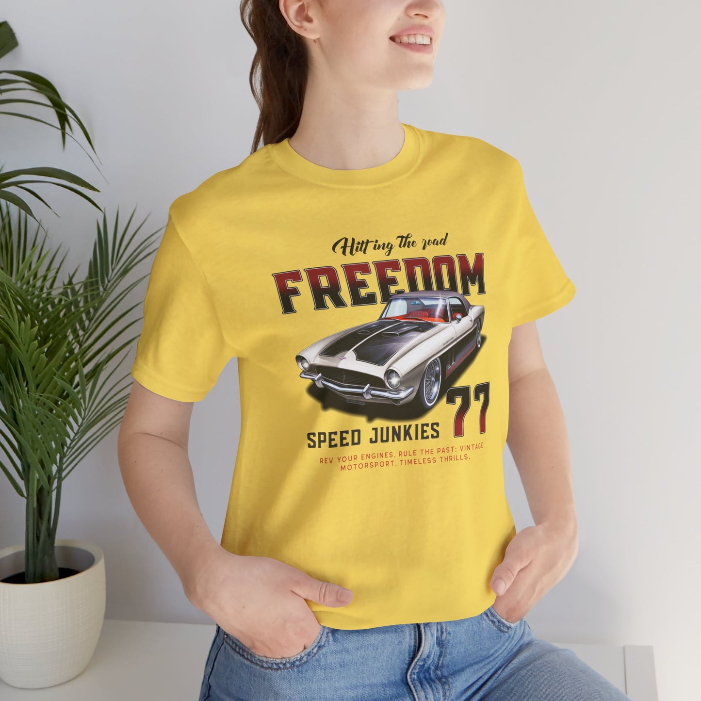 Hitting The Road Freedom Unisex Jersey Short Sleeve Tee