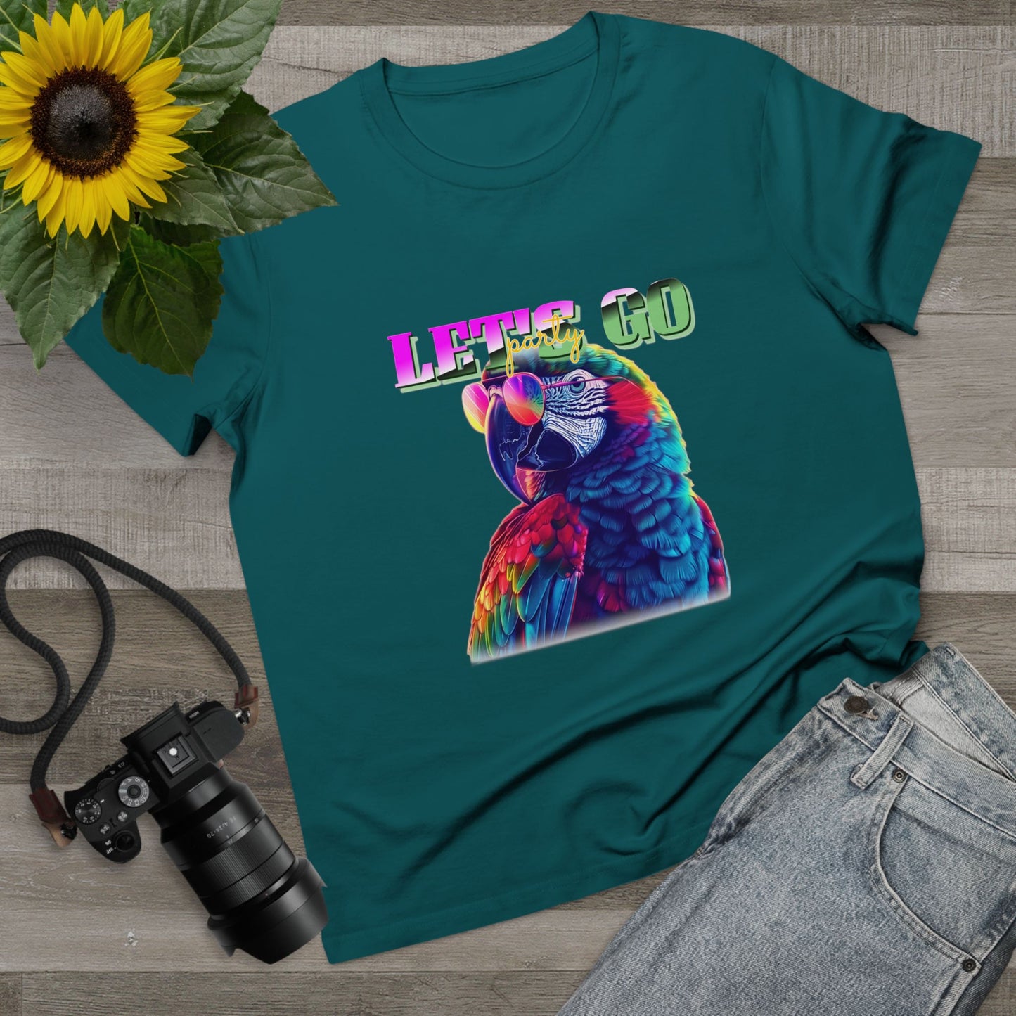 Let's Go Party Women’s Maple Tee