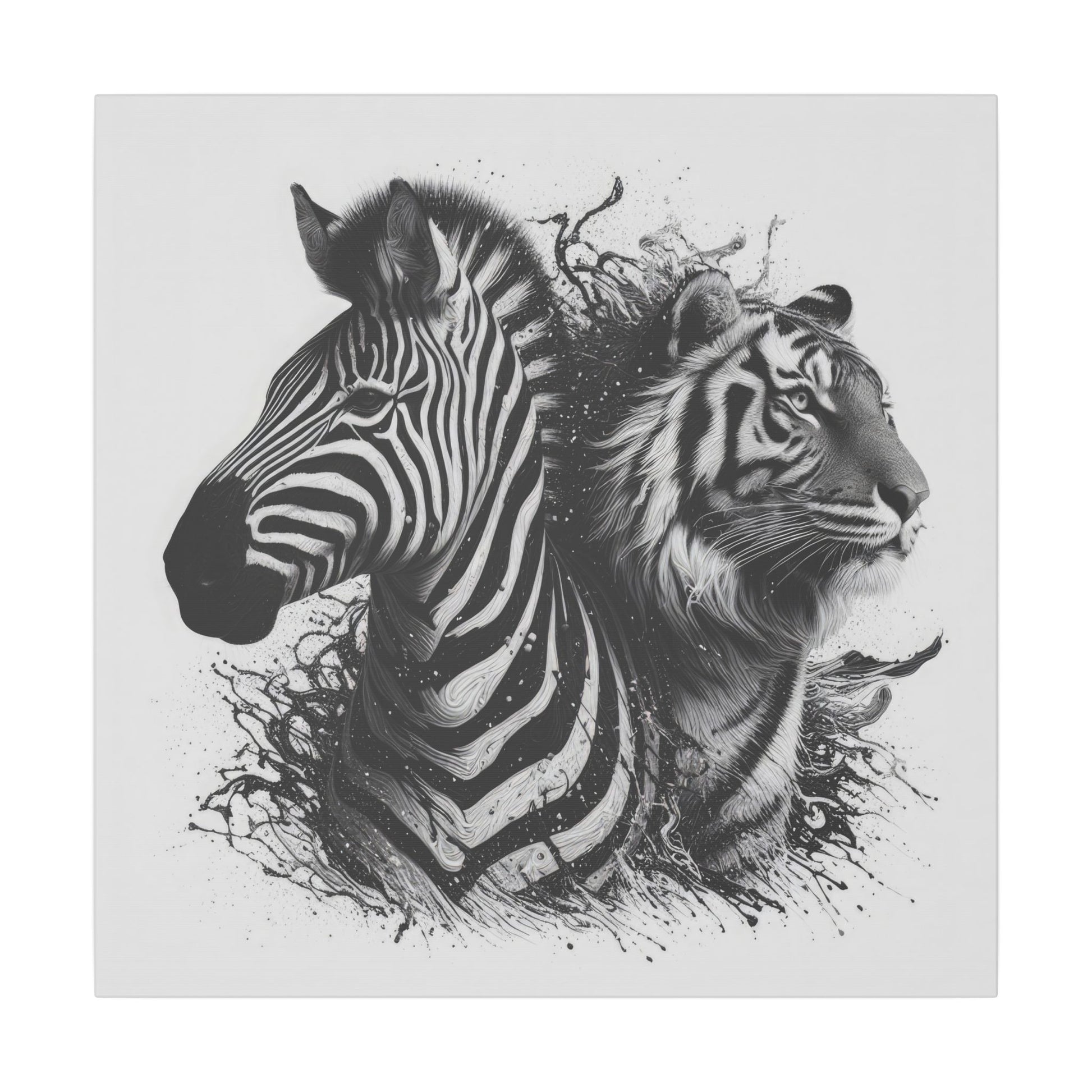 Stripes and Shadows - Canvas Print