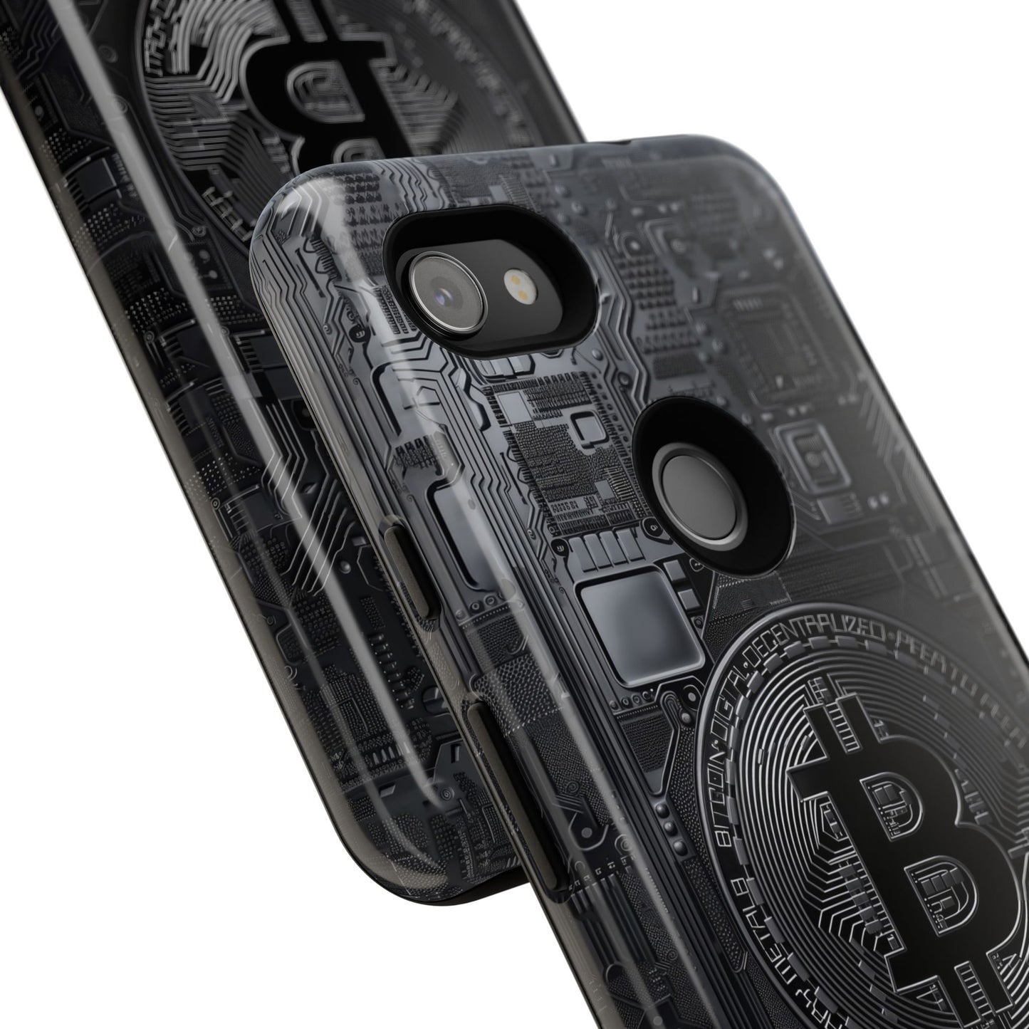 Bitcoin Google Pixel Tough Phone Case, Cryptocurrency Protection Cover