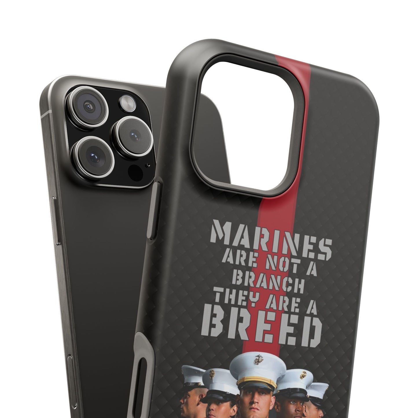 Marines Magnetic Tough Case - "Not a Branch, a Breed" Military iPhone Cover