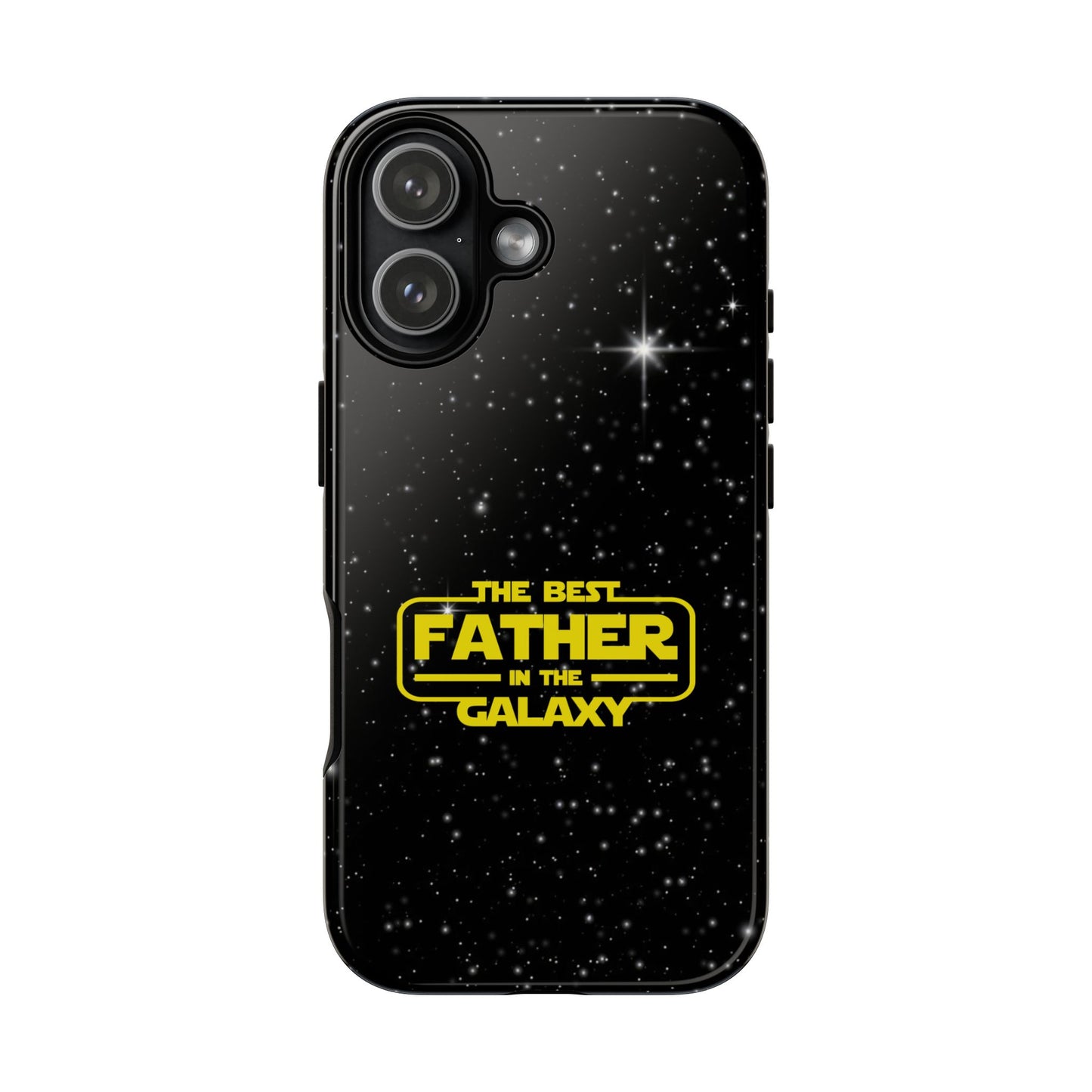 Galaxy-Themed iPhone Tough Case - Perfect Gift for the Best Father