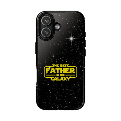 Galaxy-Themed iPhone Tough Case - Perfect Gift for the Best Father