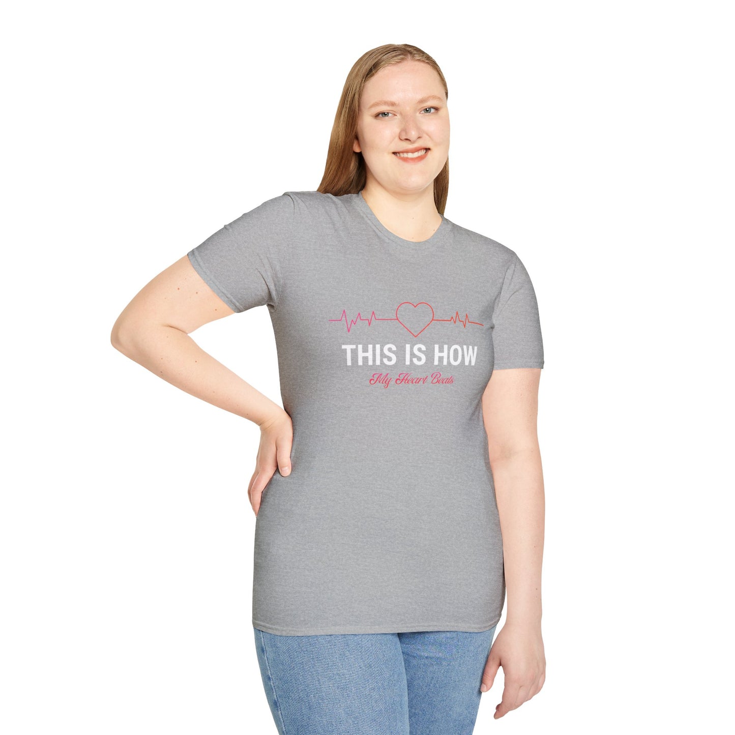 This Is How My Heart Beats Unisex Softstyle T-Shirt