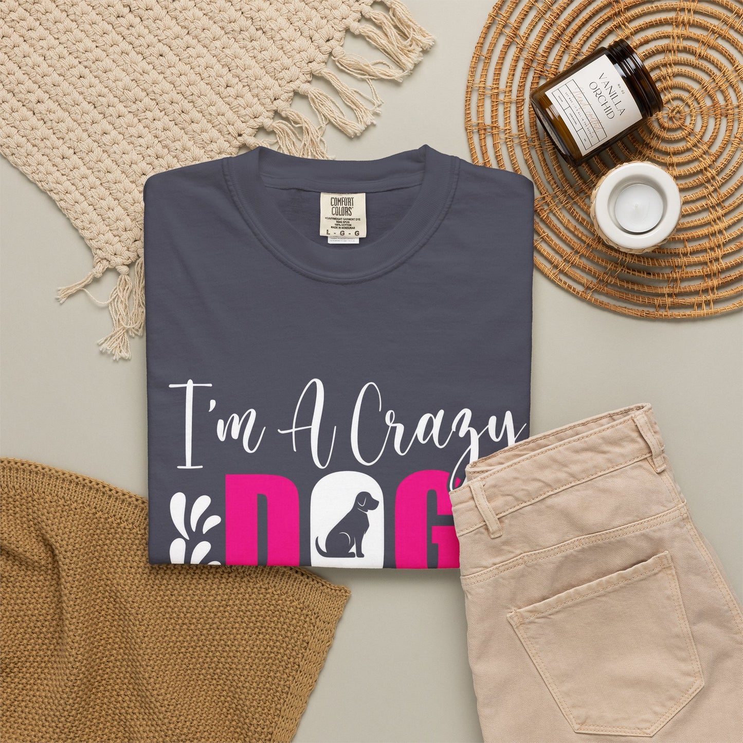 Crazy Dog Mom Unisex T-Shirt - Perfect Gift for Dog Lovers