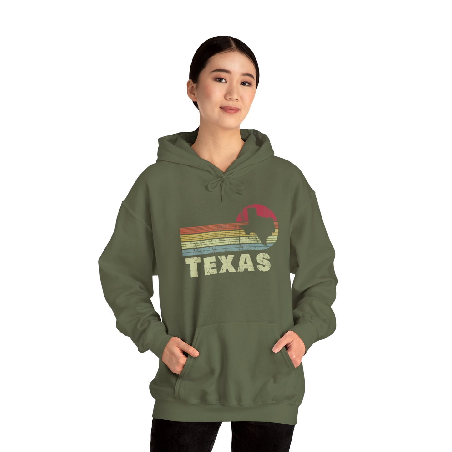 Texas Unisex Heavy Blend™ Hooded Sweatshirt