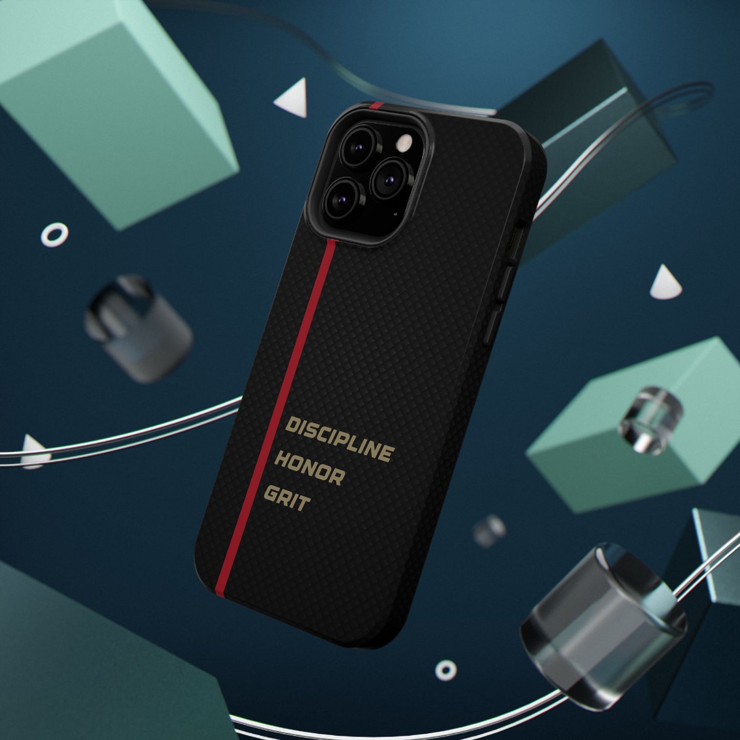 Discipline, Honor, Grit Impact-Resistant Phone Case