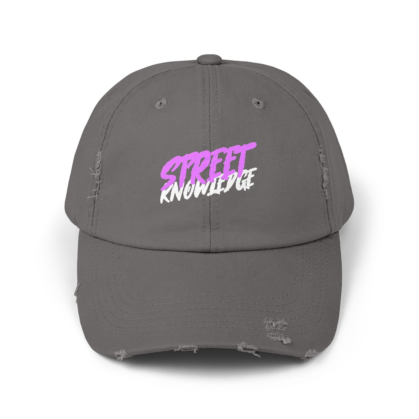 Street Knowledge Unisex Distressed Cap