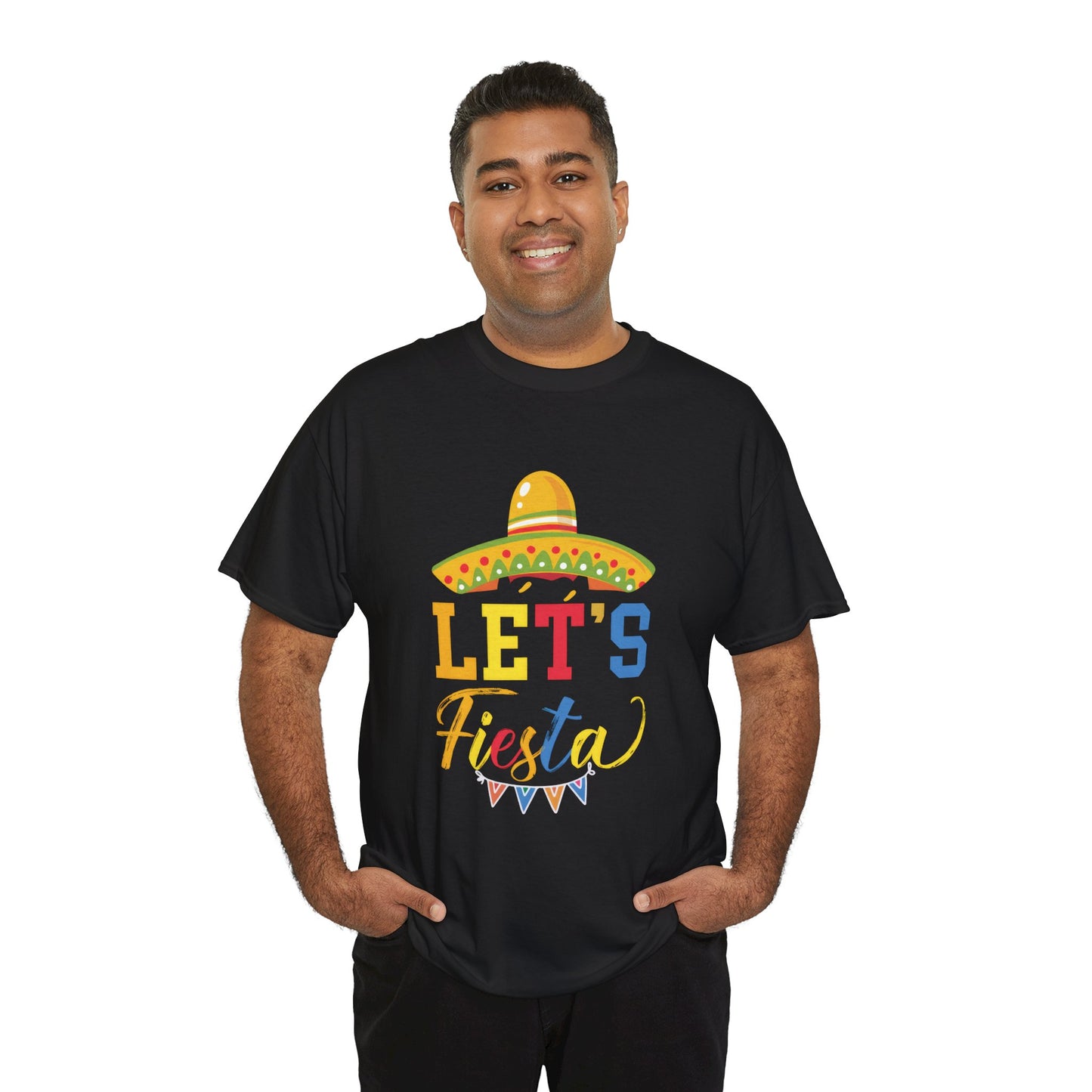 Let's Fiesta Unisex Heavy Cotton Tee - Fun Party T-Shirt for Celebrations