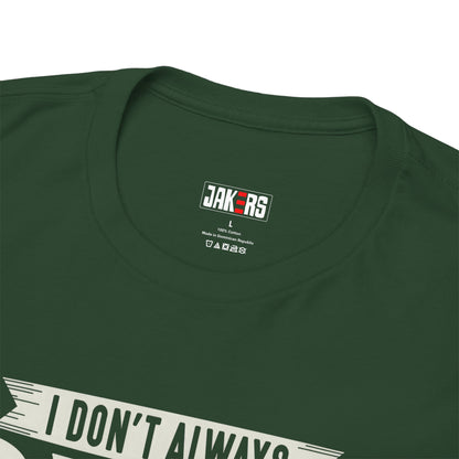 Camping Drinking Unisex Heavy Cotton Tee - Perfect Gift for Outdoor Enthusiasts