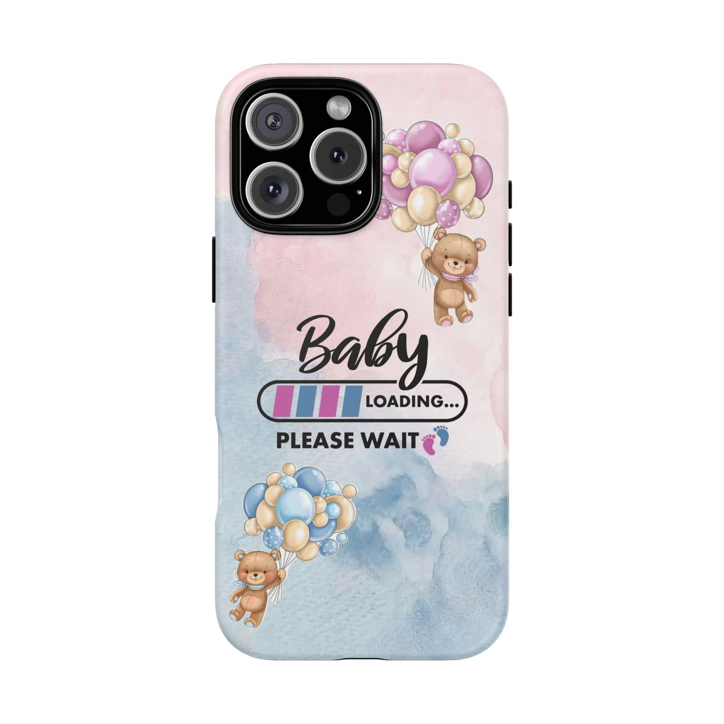 Cute Baby Loading Phone Case for iPhone - Maternity Cover for Pregnancy Reveal or Baby Shower