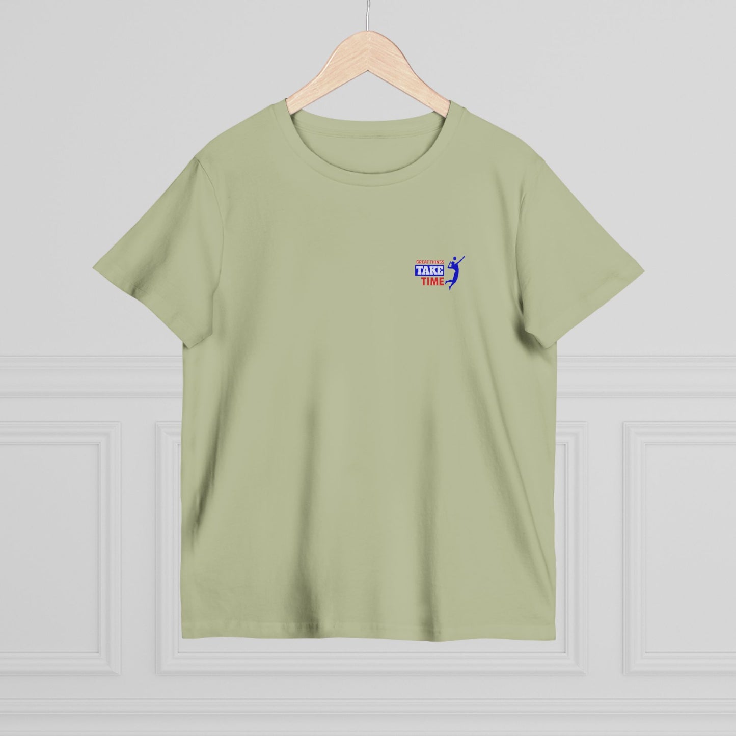 Great Things Take Time Women’s Maple Tee